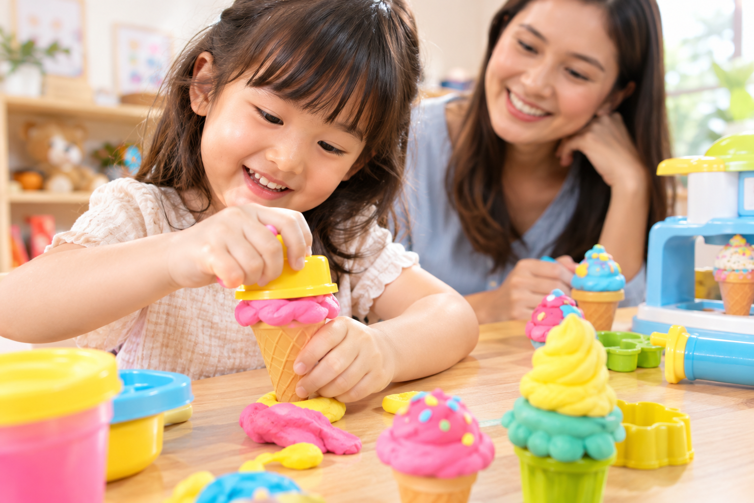 Lebih dari Sekadar Mainan: Manfaat Sensory Play dengan Ice Cream Dough
